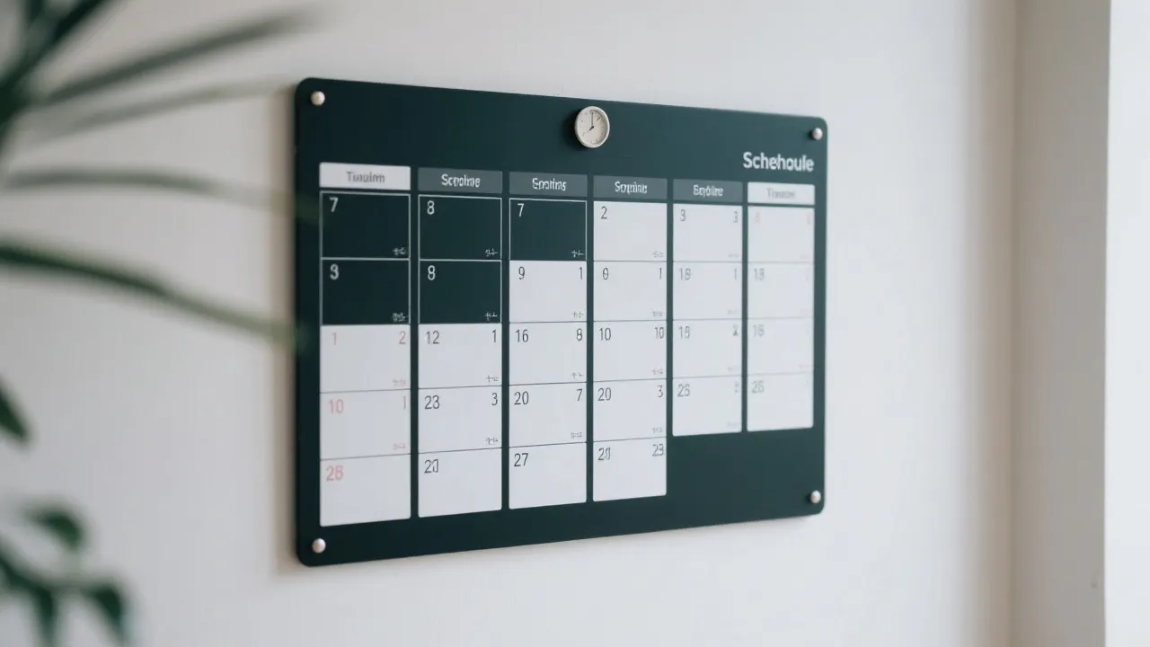 开奖时间与日程示意图